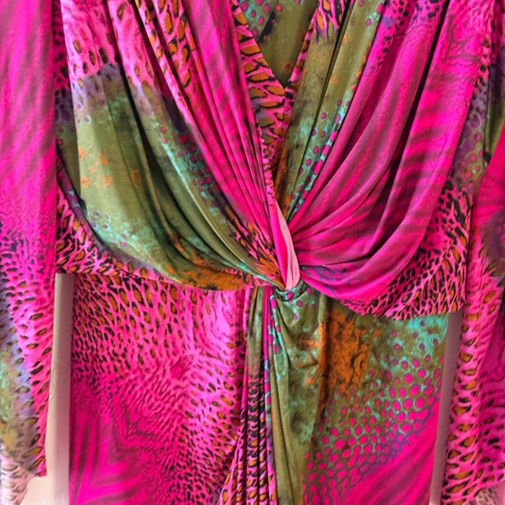 Tbags Los Angeles Draped Gorgeous Maxi Dress - Picture 4 of 5